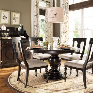 Round Pedestal Kitchen Table paula deen dining room | sanders furniture company of elberton, ga Round Pedestal Kitchen Table paula deen dining room | sanders furniture company of elberton, ga